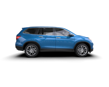 Araç yan görünümü beyaz arkaplanda izole edildi