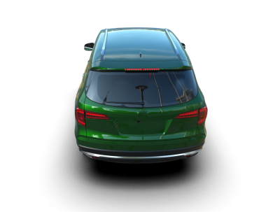 Modern lüks araba siyah izole