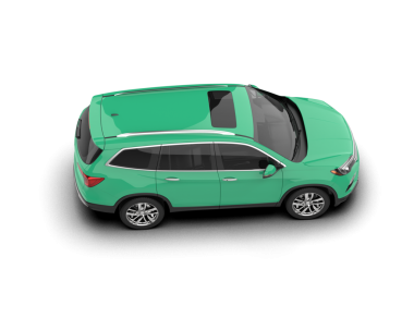 yeşil ve gri renkli modern yeşil SUV