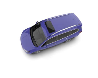 mavi modern elektrikli araba