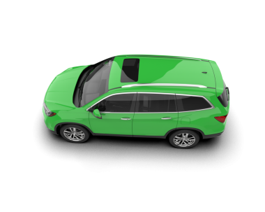 modern araba beyaz arkaplanda izole edildi