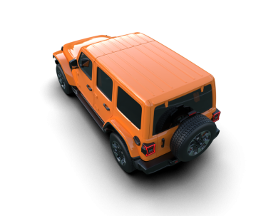 Stüdyo ortamında izole edilmiş 3 boyutlu markasız bir araba.