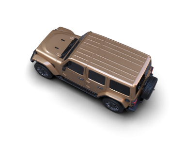 Stüdyo arka planında daha az markalı bir SUV görüntüsü var.