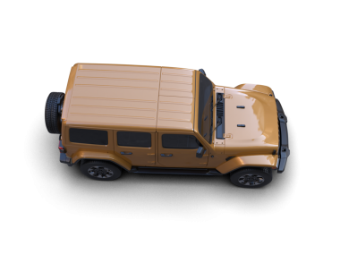 Stüdyo ortamında daha az genel bir konsept arabanın 3 boyutlu çizimi