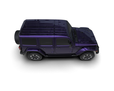 Stüdyo ortamında markasız bir SUV 'un 3 boyutlu çizimi.