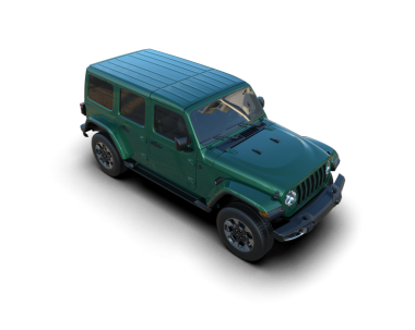 Stüdyo arka planında 3 boyutlu markasız bir SUV aracı görüntüsü var.