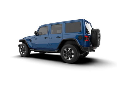 beyaz arkaplan üzerinde modern SUv 3D görüntüleme