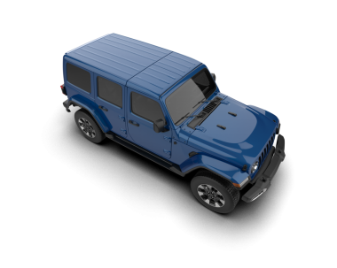 Beyaz arkaplandaki bir pikap 3 boyutlu görüntüleme.