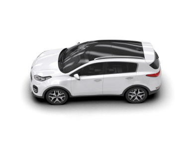 Modern araba. 3d oluşturma