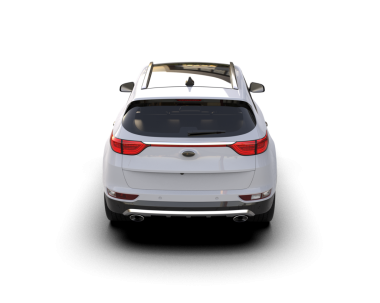 Bir markanın 3 boyutlu görüntülenmesi - beyaz arkaplanda daha az cip izole edilmiş