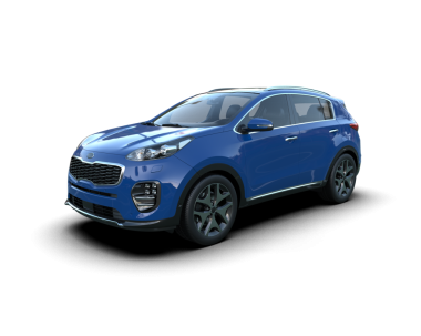 Siyah arka planda modern bir araba. 3d oluşturma