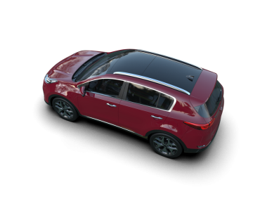 Gri arka planda modern araba