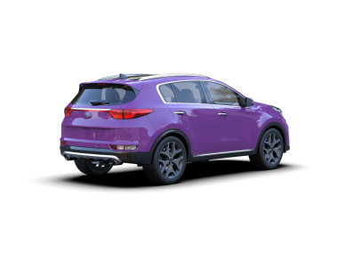 gerçekçi modern araba izole