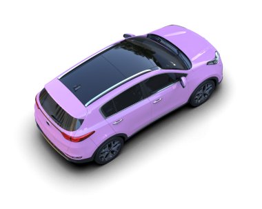 Beyaz arkaplandaki araba