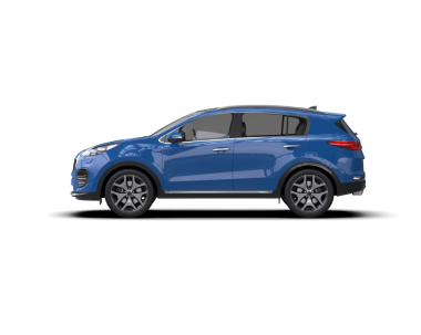 modern SUv beyaz arkaplanda izole edildi