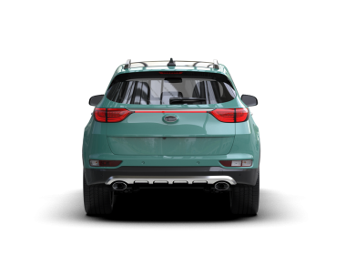 Beyaz arka plan üzerinde SUV