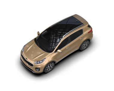 modern araba beyaz üzerine izole