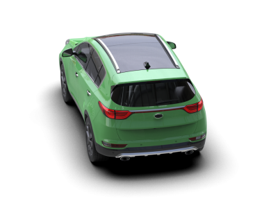 yeşil modern araba - arka plan