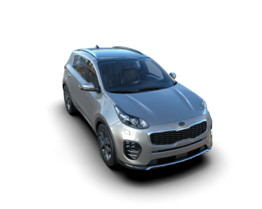 modern lüks beyaz araba siyah arka planda 3 boyutlu.