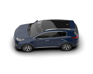 modern araba beyaz arka planda gölgeli - 3 boyutlu görüntüleme