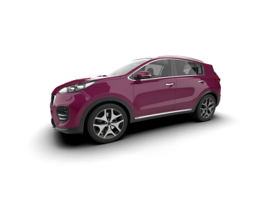 beyaz arka planda modern lüks araba