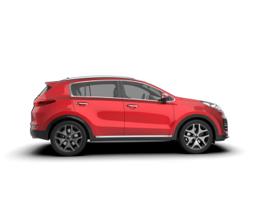 kırpma yolu ile beyaz arkaplanda izole araba