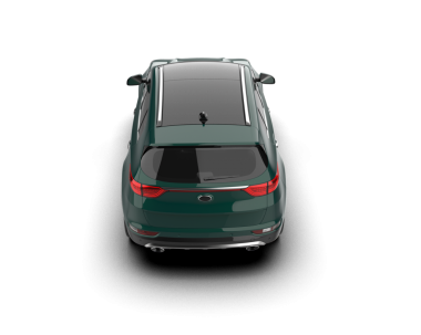 Aydınlık zemin üzerinde modern bir arabanın 3 boyutlu canlandırması