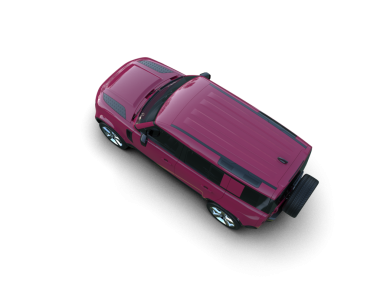 Pembe araba beyaz arka planda izole edilmiş. 3d oluşturma