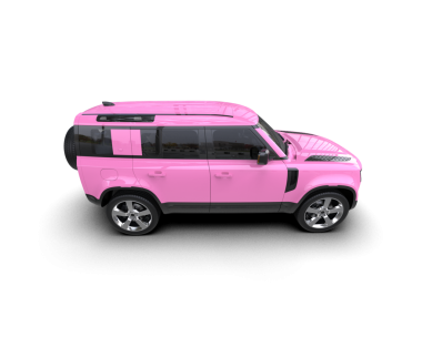 Stüdyo ortamında beyaz üzerine izole edilmiş 3 boyutlu markasız bir pikap araba.