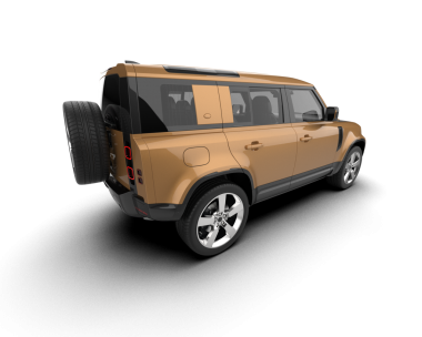 modern araba beyaz arka planda izole edilmiş. 3 boyutlu görüntüleme - 3 boyutlu.