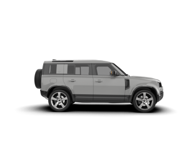 Stüdyo ortamında beyaz arka planda izole edilmiş markasız bir SUV 'un 3 boyutlu görüntüsü.