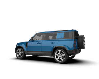 Modern araba beyazda izole edilmiş. 3d oluşturma -