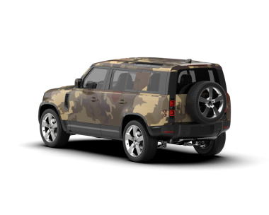 Stüdyo ortamında markasız bir SUV 'un 3 boyutlu çizimi