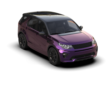 Gri arka planda izole edilmiş pembe spor araba. 3 Boyutlu Hazırlama