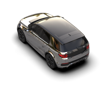 Lüks modern araba 3 boyutlu illüstrasyon.