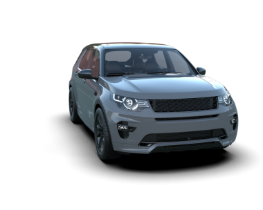 Siyah arka planda modern bir cip. 3d oluşturma