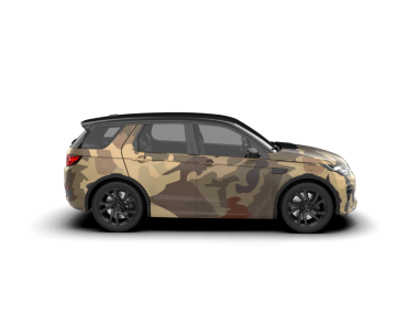 Gri arka planda bir SUV arabası