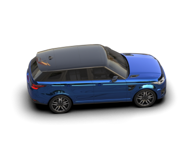 modern lüks araba siyah arka planda izole edilmiş. 3 Boyutlu Hazırlama.