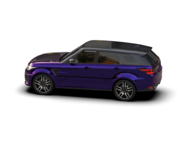 Beyaz arka planda modern bir araba. 3d oluşturma