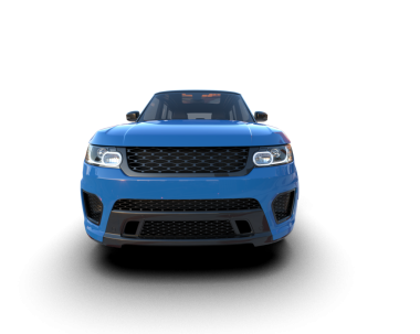 Modern bir arabanın 3 boyutlu çizimi.