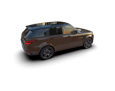 modern lüks araba beyaz arka planda izole edilmiş