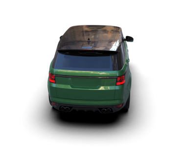 Siyah arkaplanda bir araba