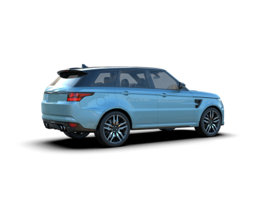 modern araba koyu arkaplan ve ışık. 3d oluşturma