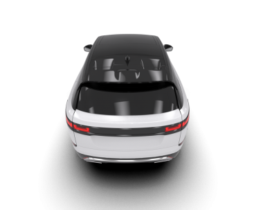 modern araba beyaz üzerine izole