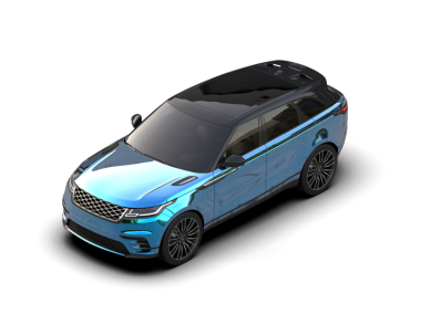 Stüdyo ortamında daha az genel bir konsept otomobilin 3 boyutlu çizimi izole edilmiş.