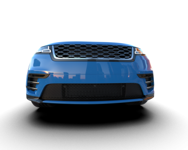 Karanlık arka planda modern spor araba. 3d oluşturma