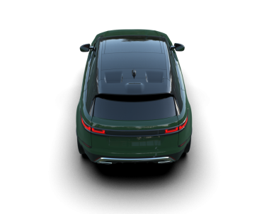 Araba siyah arka planda izole edilmiş. 3d oluşturma.