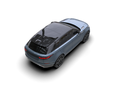 Gri arka planda gölgeli siyah lüks araba. 3d illüstrasyon