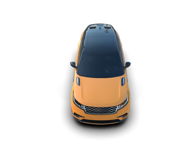 Siyah arka planda bir araba. 3d oluşturma.