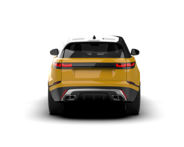 Gerçekçi cip arka planda izole edildi. 3D illüstrasyon - İllüstrasyon